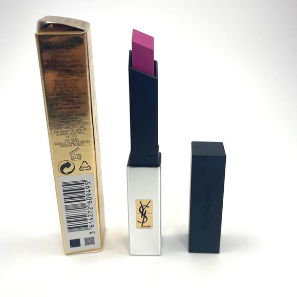YSL The Slim Sheer Matte Lipstick 104 Fuchsia In Time BRAND NEW - Picture 2 of 4